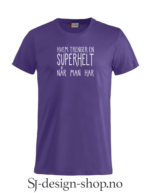 Hvem trenger en superhelt...