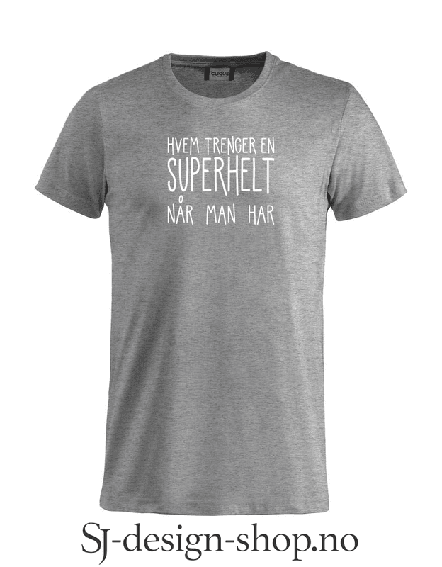 Hvem trenger en superhelt...